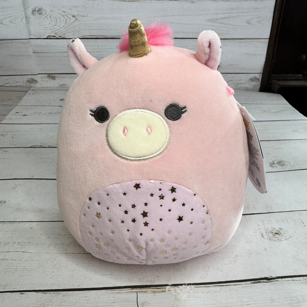 Squishmallows Mikah‎ Pink Unicorn 7.5" Plush NWT
